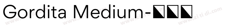 Gordita Medium字体转换